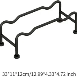 HEAVENGLOW Dumbbell Rack Weight Storage Organizer Weight Rack for Gym Strength Training Black-Sporting Goods-Fitness Running & Yoga-Strength Training-Weight Storage-1 Dumbbell Rack image 1