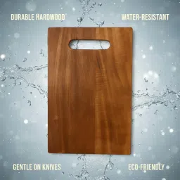 KitWorth Chopping Board I Natural Acacia Wood Cutting Board I Wooden Chopping Board I Multipurpose Cutting Board for Vegetables, Fruits & Cheese, for Kitchen Use I (12x8) inches image 4