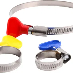 5x8 Pieces Adjustable Band Hose Clamp Portable for Automotive Brewing Plumbing 16mm image 3