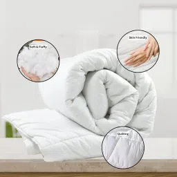 Florida AC Comforter Made of Microfiber 200 GSM Duvet for Double Bed/Quilt Blanket Lightweight for All Weather-reeva04| TC - 150, Multicolor image 4