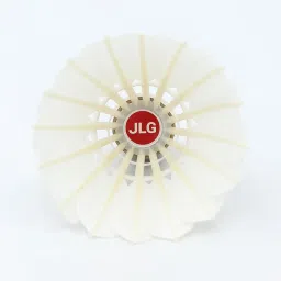 Big Shot Badminton Nylon Shuttlecocks, White with Red Band, Durable, Lightweight, Pack of 12 image 2