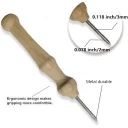 FREEBLOSS Punch Needle Embroidery Starter Kits for Adults Beginners, Framed Punch Embroidery Kit Include Instructions, Punch Needle Fabric with Campervan Pattern, Yarns, Rug Punch Needle Kit image 2