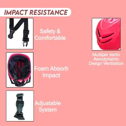 TT Lifelong Cycling Helmet with Detachable Visor|Adjustable Light Weight Mountain Bike Cycle Sports Cycling Helmet with Adjustable Strap, Neon Ventilated Design Multicolor (Pack of 1) image 4