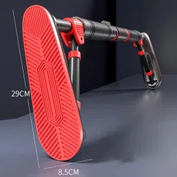 GREEYA Pull up bar for home - 70 to 90 cm Adjustable Door Pull Up Bar Without Screw Anti-skid Grip Hanging Bar Rod Exercise Bar (Black+Red) image 3