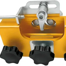 TRENDIVIBE Manual Chain Saw Sharpener Grinder Kit for Men Husbands Compact with 3 Burrs Golden image 1