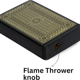 Lipzie [𝟏𝟓 𝐘𝐄𝐀𝐑𝐒 𝐖𝐀𝐑𝐑𝐀𝐍𝐓𝐘] Jet Lighter, Green Flame Ace Card Lighter, Refillable Butane Lighter, Ace of Spades Cool Lighter Windproof Poker Design, Gift for Men/Women image 1