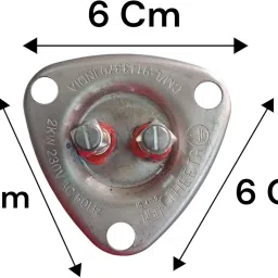 Tikona/Triangular Geyser Heating Element 2000W Glass Line Coating geyser heating coil (2 Year Warranty) – Match and Buy image 2