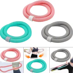 MERISHOPP Weighted Hoop for Adults Sports Fitness Rings Hoop Travel Men Women | Sports Equipment | Outdoor Sports Gear | Exercise Gear image 5