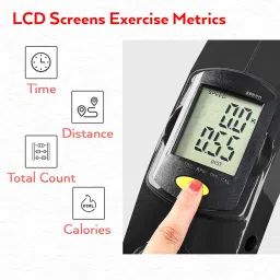 Sparnod Fitness SMB-400 Mini Bike Your Workout Solution for Arms & Feet for Home and Office: Portable Under Desk Pedal Exerciser with Adjustable Resistance & LCD Monitor image 2