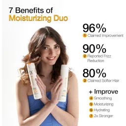 GK Hair Global Keratin Moisturizing Shampoo 300ml For Dry And Damaged Hair - Sulfate And Paraben Free image 5