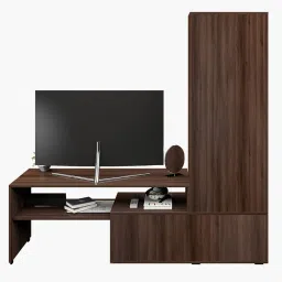 Home Centre Engineered Wood Isla Tv Unit - Brown,155 x40 x158 Cm image 5