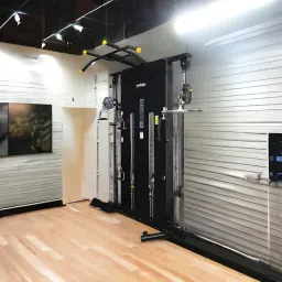 PREMOO Wall Mounted 2.0 Functional Trainer with Pull-Up Bar & T-Bar – Heavy Duty Commercial & Home Gym Cable Machine – Space Saving, Dual Pulley Adjustable Fitness Equipment image 4