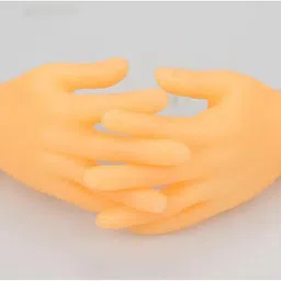 CALANDIS™ 2xFinger Puppet Mini Finger Hands Tiny Hands Left and Right Hands Cat Stroking | Gifts | Party Supplies | Greeting Cards & Party Supply image 4