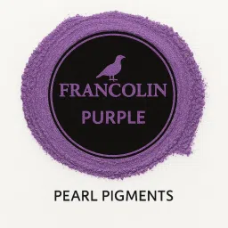Francolin | Purple | Mica/Pearl Powder Pigment | Non Toxic | Vibrant Metallic Glowing | for Soap, Epoxy Resin, Painting, Nail Art & Craft, Cosmetic, Slime | 20g image 1