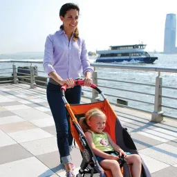 Baby Pram Stroller Pushchair Handle Girp Cover 2pcs Booster to 80lbs|Baby image 4