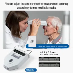Eye Pd Meter Pupilo Optical Digital Pupilometer Led Target Lamp Inside Distance Meter 0.1mm Accuracy 9A CE Certification image 4