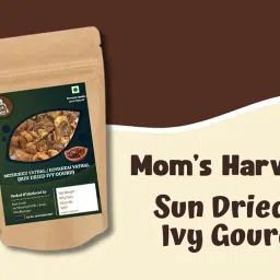 Mom’s Harvest Mithukku Vathal Pack of 2 (250g x 2) | Healthy Sun-Dried Vegetable Fryums image 1