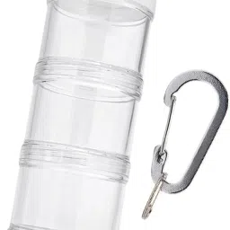 Protein Powder Travel Container Protein Dispenser for Workout White image 4