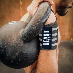 STEIGEN FITNESS-SF Professional Beast Mode Wrist Wraps, Wrist Support Gym wristband Straps with Thumb Support image 2