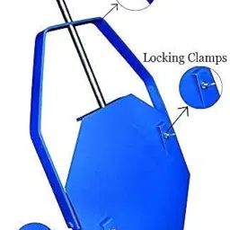 Slump Cone Test Apparatus for Cement & Concrete Testing | Mild Steel Construction with Tamping Rod, Base Plate, Metallic Clamp, Bolt & Fly Nut | Workability Test Equipment image 2