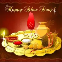 Bhai Dooj Tikka Gift Set for Brother Bhai Brother- Celebration Assorted Chocolates with Roli, Chawal, Chandan, Mishri, Silk Thread in a Special Pack image 5