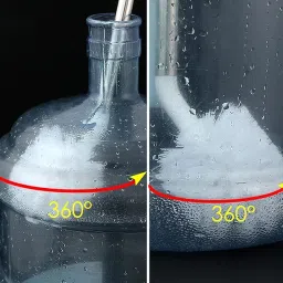 Empty Water Can Cleaning Brush with 360° Rotating Long Handle, Can Cleaner Brush for 20 Liter Water Cans, Water Bubble Cleaning Brush (Multicolour, Qty: 1) image 4