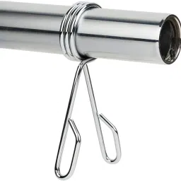 H S Olympic Spring Lock Collars for 50MM Gym Bars, Stainless Steel, Secure Weight Bar Clips - Pack of 2 image 4