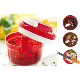 Tupperware Turbo Chef Herb Smart Chopper 300ml / 1.2 cup (red) image 1