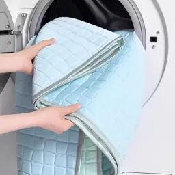 ECOMISTIQ®Cooling Mattress Pad Soft Sleeping Mat Cool Mat Cooling Fitted Sheets Blue 2.0mx2.2m|Home & Garden | Bedding | Mattress Pads & Feather Beds image 5