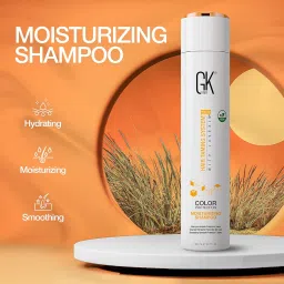 GK Hair Global Keratin Moisturizing Shampoo 300ml For Dry And Damaged Hair - Sulfate And Paraben Free image 4
