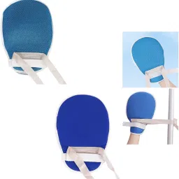 Hand Restraint Glove Anti Scratch Comfort Reusable with Fixed Band Blue image 3