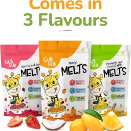 GubGub Berries and Seeds Melts | Healthy Freeze-Dried Fruit Snacks for Kids | 15g Pack | No Refined Sugar or Preservatives | Melts for kids | Baby Snacks 12+ Months image 4