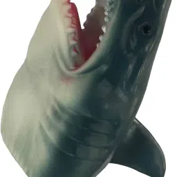 VELURA Simulation Dinosaur Animal Head Model Hand Puppet Kids Toy Shark|Other Educational Toys|1 x Animal Hand Puppet image 1