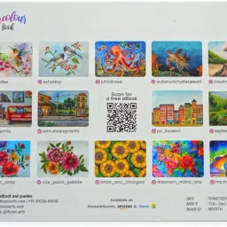 Thoovi - Premium Watercolours - Serene Strokes - Watercolour Illustration Book image 1