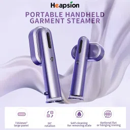 Handheld Steamer for Clothes, 120V Portable Steamer with Self-Cleaning, Fast 30-Second Heat Up, 1200W Powerful Garment Steamer, Large Ceramic Panel for Home & Travel in North America image 1