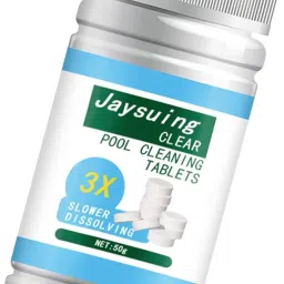 JAZZY PEARLS® 4xChlorine Tablet Durable Pool Cleaning Tools for Pond Swimming Pool Fountains 50g image 4