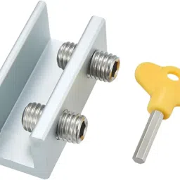 Sliding Window Lock Metal Security Screw Lock Safety Lock Falling Prevention Double Holes image 2