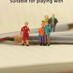 100 pcs Miniature,Dolls House People, Miniature Toys for Many Model Scene layouts of Trains and Railways,Suitable for Giving to Model Enthusiasts image 3
