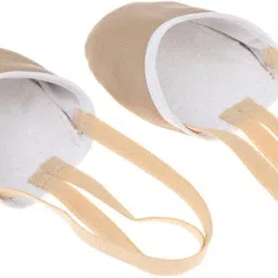 bnf BNF® 3xWomen Girls Rhythmic Gymnastics Ballet Dance Leather Half Sole Toe Shoes-Sporting Goods-Team Sports-Gymnastics-Clothing-Women-1 Pair Gymnastics Shoes(3 Pack) image 2