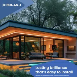 Bajaj Celesta Led Rope Light 120L 5M Cdl | 3.5 Kv Surge Protection | Energy Efficient | Waterproof | Rust Resistant | Water Resistant | 5 Mtr | Warm White image 4