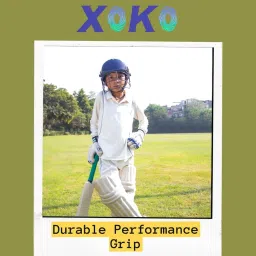 XOKO Cricket Bat Grips, Pack of 6, Rubber Cushioning for Shock Absorption, Colours May Vary image 4