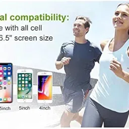 BoxWave Holster Compatible with Yealink Wireless Headset WH66 (4 in) - FlexSport Armband, Adjustable Armband for Workout and Running - Stark Green image 4