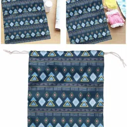 bnf Bnf® Baby Nappy Bag Reusable with Drawstring Pockets Water Resistant Diaper Pouch Style D Baby | Diapering | Diaper Bags image 4