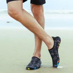 bnf BNF® Water Shoes Quick-Dry Barefoot Socks Water Sports Black Size 46-Sporting Goods-Water Sports-Fins, Footwear & Gloves-Water Shoes-Men- 1 Pair Water Shoes image 4
