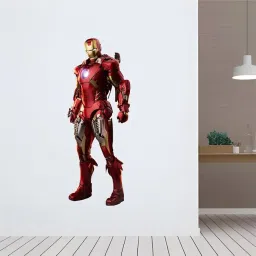 TripodBrothers - Decals Wall Stickers | Vinyl Wall Stickers - Spiderman Super Hero Cartoon Wall Sticker - Children's Room Decor - Super Hero League Wall Stickers (PVC Vinyl, Pack of 1) EAMSH05 image 2