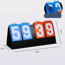 Number Score Board Competition Score Flipper for Pingpong Volleyball Outdoor 31 Points System image 1