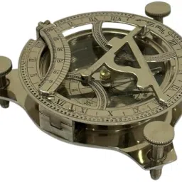 Sundial Compass for Hiking and Camping, 3 Inches, Nautical Pocket Maritime Navigation Tool image 1