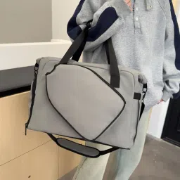MERISHOPP Pickleball Racket Bag Portable Multipurpose Professional Lightweight Handbag Gray|Sporting Goods|Tennis & Racquet Sports|Tennis|Bags image 2