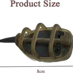 3 PCS Method Feeder, Fishing Feeder for Carp Fishing, Designed for Carp Fishing Enthusiasts,Professional Bait Holder for Long Distance Casting, Quick Release Design, 8cm 20g image 1