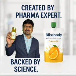 Blissbody – India’s First Sugar-Free Millet Drink | Gut-Friendly & Diabetic Safe | Pineapple, Mango, Orange | 200ml x 24 Pack image 5